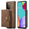 thumbnail image 1 of For Samsung Galaxy A13 Case 5G, Wallet with Detachable Magnetic Card Pockets,fit Car Mount, 2 in 1 Durable PU Leather Money Card Sleeve Kickstand Shockproof Protection Back Flip Cover - Brown, 1 of 8