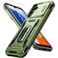 thumbnail image 1 of for Samsung Galaxy A13 Case/ A04 S Case with Upgraded Sliding Camera Lens Cover and Strong  Kickstand - Mili-Grade Shockproof Protective Phone Case for Men Women Girls - Olive Green, 1 of 13