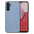 thumbnail image 1 of for Samsung Galaxy A14 5G Case, Carbon Fiber Leather Slim Protective Cover, Full Protection Strong Impact Resistance Smartphone Protection for Samsung Galaxy A14 5G, Blue, 1 of 10