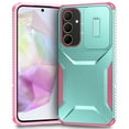 thumbnail image 1 of for Samsung Galaxy A14 5G Case: Dual Layer Protective Heavy Duty Camera Lens Slide Cover Shockproof Rugged - Military Protection Bumper Tough Grip Phone Case For Samsung Galaxy A14 5G,Green, 1 of 7