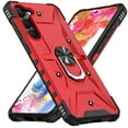 thumbnail image 1 of for Samsung Galaxy A14 5G Case with Invisible Ring Stand, Military Grade Drop Protection Support Car Mount Holder, Heavy Duty Shockproof Phone Cover for Samsung Galaxy A14 5G, Red, 1 of 8