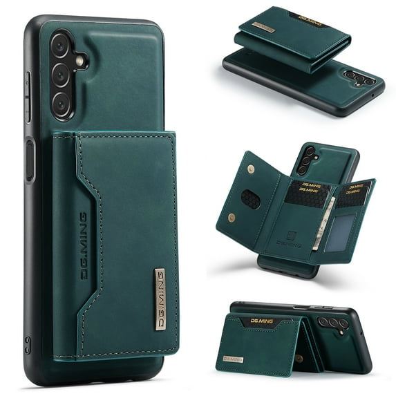 for Samsung Galaxy A14 5G Case ,Magnetic Buckle Leather Detachable Wallet Cover, Card Pocket Back Flip Kickstand Shockproof Business Slim Phone Case For Samsung Galaxy A14 5G,
Green