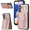 thumbnail image 1 of Samsung Galaxy A14 5G Case, PU Leather Wallet with Card Holder for Women, Shockproof Slim Stand Case - Rose Gold, 1 of 18