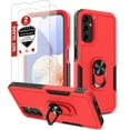 thumbnail image 1 of Samsung Galaxy A14 5G Case with Screen Protector, Military Grade Dual Layer Shockproof Heavy Duty Shockproof Full Body Protective Phone Cover for Galaxy A14 5G, 6.6 inch, 2023 Red, 1 of 7