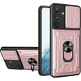 thumbnail image 1 of for Samsung Galaxy A14 5G Case Sliding Window Case with Card Holders, Cover with Slide Camera Protection Built-in Magnetic Kickstand Case for Samsung Galaxy A14 5G LJK Rose Gold, 1 of 9