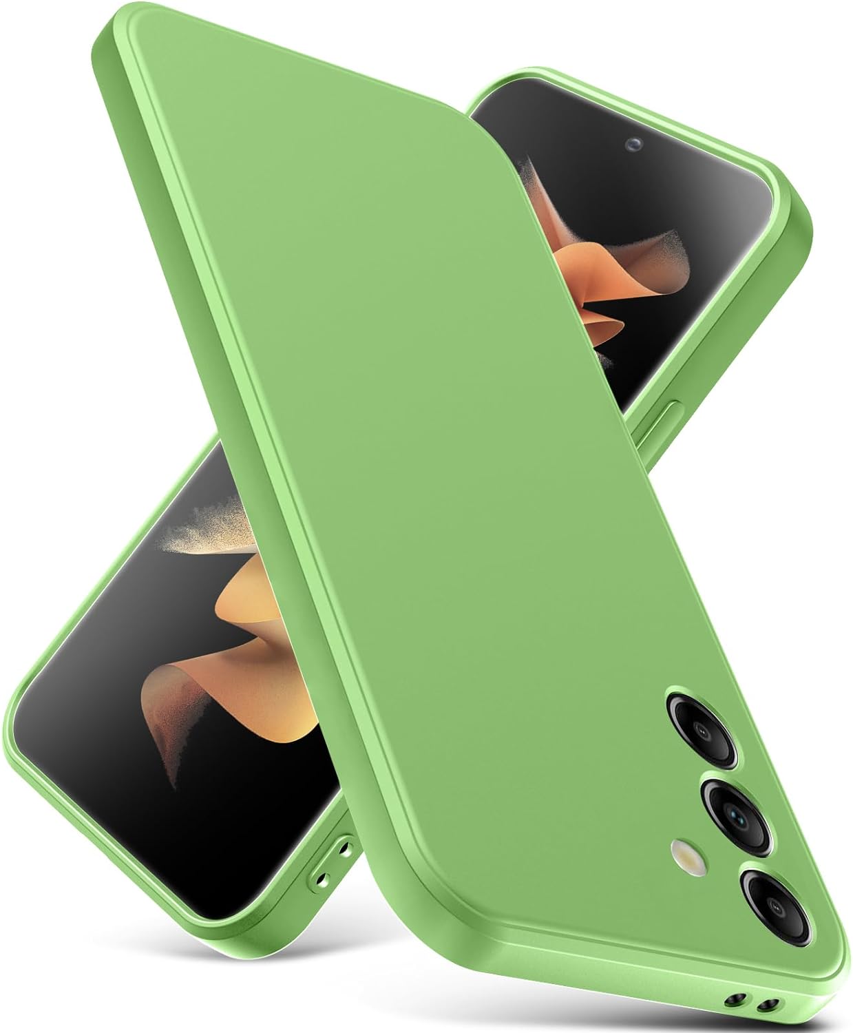 for Samsung Galaxy A14 5G Case, Thin Liquid Silicone Case,Shockproof