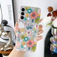 thumbnail image 1 of Samsung Galaxy A14 5G Case Ultra Thin Hybrid Hard Back Silicone Bumper Floral Butterfly Phone Case for Galaxy A14 5G (Samsung Galaxy A14 5G, Flower), 1 of 7