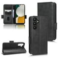 thumbnail image 1 of for Samsung Galaxy A14 5G Wallet Case, Soft Silicone Triangles Pattern Luxury PU Leather Magnet Flip Folio Cover with Card Slots Holder Wrist Strap Handbag Kickstand Case,Black, 1 of 5