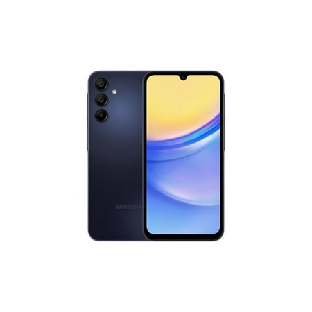 Samsung Galaxy A15 5G A Series Cell Phone, 128GB, Unlocked, Android, AMOLED Display, Blue Black