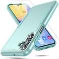 thumbnail image 1 of for Samsung Galaxy A15 5G Case, [2 in 1] Galaxy A15 5G Case with [9H Tempered Glass Screen Protector][10FT  Grade Shockproof][Heavy Duty Protection] Galaxy A15 5G Phone Case (Teal), 1 of 13