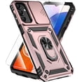 thumbnail image 1 of for Samsung Galaxy A15 5G Case with HD Screen Protector & Slide Camera Cover & Kickstand, Samsung A15 5G Case [Military-Grade] Phone Case for Samsung Galaxy A15 5G (RoseGolden), 1 of 16