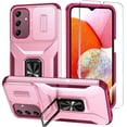 thumbnail image 1 of for Samsung Galaxy A15 5G Case with HD Screen Protector & Slide Camera Cover & Kickstand, Samsung A15 5G Case [Military-Grade] Phone Case for Samsung Galaxy A15 5G (Y_Pink), 1 of 17