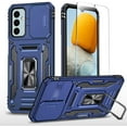 thumbnail image 1 of for Samsung Galaxy A15 5G Case with HD Screen Protector & Slide Camera Cover & Kickstand, Samsung A15 5G Case [Military-Grade] Phone Case for Samsung Galaxy A15 5G (Z_Blue), 1 of 16