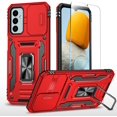 thumbnail image 1 of for Samsung Galaxy A15 5G Case with HD Screen Protector & Slide Camera Cover & Kickstand, Samsung A15 5G Case [Military-Grade] Phone Case for Samsung Galaxy A15 5G (Z_Red), 1 of 16