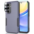 thumbnail image 1 of for Samsung Galaxy A15 5G Case with Tempered Glass Screen Protector & Camera Lens Protector,Heavy-Duty Tough Rugged Slim Shockproof Phone Case for Galaxy A15 5G (6.5", 2024)[Dark Blue], 1 of 13