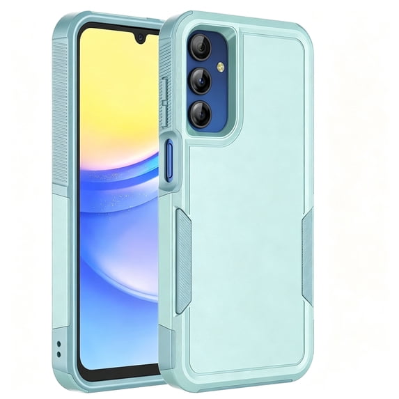 For Samsung Galaxy A15 5G Phone Case, Ebizware Shockproof Case Military Grade Heavy Duty Full Body Protection Rugged Cover for Galaxy A15 5G, Mint Green