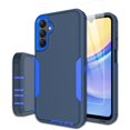 thumbnail image 1 of for Samsung Galaxy A15-5G Phone Case, and Screen Protector, Dust-Proof Port Cover, Full Body Non-Slip Rubber Covered, Wear-Resistant & Drop-Proof, Support Magnetic Car Mount, Blue/Navy, 1 of 16