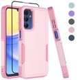 thumbnail image 1 of Samsung Galaxy A15 5G Phone Case, with Tempered Glass Screen Protector,Takfox Dual Layer Shockproof Heavy Duty Rugged Hybrid Drop Full Body Protection Cover for Galaxy A15 5G ( Rose Gold ), 1 of 13