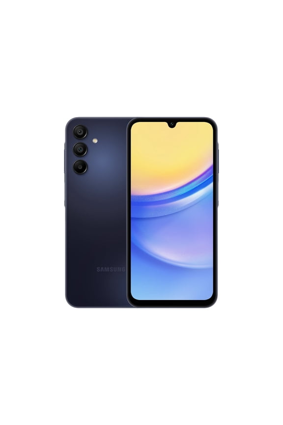 Galaxy A15 5G A Series Cell Phone, Factory Unlocked Android Smartphone, 128GB w/Expandable Storage, Long Battery Life, 50MP Camera, 6.5" Infinite Display Screen, US Version, 2024, Blue Black