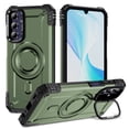 thumbnail image 1 of for Samsung Galaxy A15 Armor Case with Kickstand, Luxury Military-Grade Drop Protection Heavy Duty Magnetic Phone Case, Compatible with MagSafe Accessories, for Samsung Galaxy A15 -Armygreen, 1 of 7