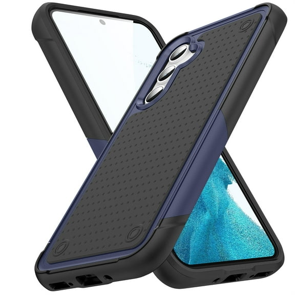 for Samsung Galaxy A15 Back Case, Luxury Hybrid TPU + PC Shockproof Protective Slim Fit Lightweight Durable Anti-falling Thin Phone Case Cover for Samsung Galaxy A15, Navyblue