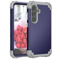 thumbnail image 1 of for Samsung Galaxy A15 Case, 3 in 1 Heavy Duty Rugged Hybrid Anti Slip Shockproof Hard PC Cover Soft Silicone Bumper Non-Slip Protective Phone Case Cover for Samsung Galaxy A15,Darkblue, 1 of 7