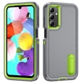 thumbnail image 1 of For Samsung A15 Military Grade Dual Layer Shockproof Phone Case Build With Kickstand Dustproof Drop Proof Protective Cover for Galaxy A15 5G 6.5"(Gray/Green), 1 of 8