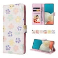 thumbnail image 1 of for Samsung Galaxy A15 Wallet Case with Card Holder, Floral Flower PU Leather Magnetic Stand Flip Protective Phone Cover with Wrist Strap for Samsung Galaxy A15 Women Girls, Small Flowers, 1 of 6