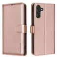 thumbnail image 1 of for Samsung Galaxy A15 Wallet Case, with [RFID Blocking] Card Slots Strong Magnetic PU Leather Flip Fold Protective Adjustable Kickstand Phone Case for Samsung Galaxy A15 - Rose Gold, 1 of 9