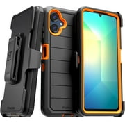 Samsung Galaxy A16 (2024) Defender Case - Black / Orange