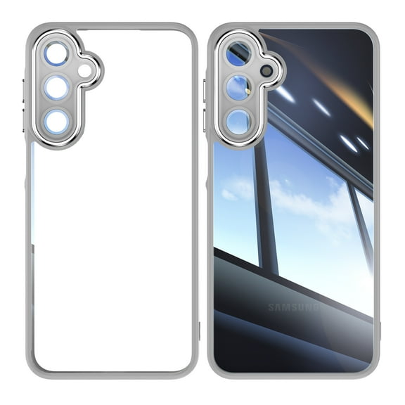 for Samsung Galaxy A16 5G/4G Anti-Scratch Case, Luxury Clear Back Shockproof Drop Protective Ultra Slim Lightweight Anti-Yellowing Phone Case Cover for Samsung Galaxy A16 5G/4G, Gray