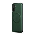 thumbnail image 1 of for Samsung Galaxy A16 5G/4G Case Magnetic Bracket, Built-in Invisible Kickstand [Compatible with Magsafe] Wireless Charging PU Leather Rugged Protection for Samsung Galaxy A16 Phone Cases, Green, 1 of 8
