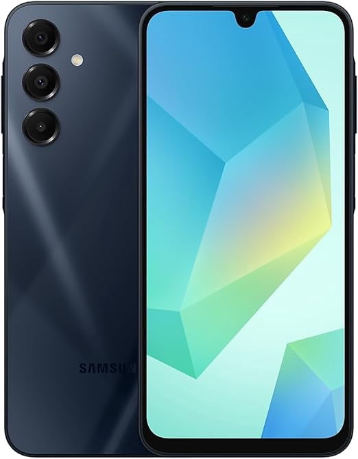 Samsung Galaxy A16 5G + 4G LTE (128GB + 6GB) Unlocked (For T-Mobile Mint Tello & Global) SM-A166M/DSN Dual Sim Warranty Latin America 6.7" 50MP Triple (Black SM-A166MZKGTPA Model)