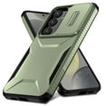 thumbnail image 1 of for Samsung Galaxy A16 5G Case, Heavy Duty Case with Camera Lens Sliding Cover, Shockproof Dropproof Non-Slip Military Grade Drop Protection Rugged Cover Case for Galaxy A16 5G, Darkgreen, 1 of 6