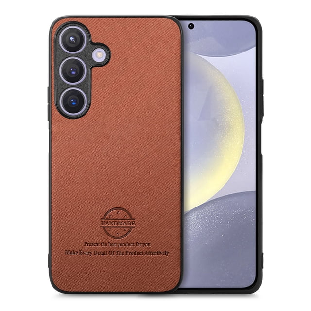 For Samsung Galaxy A16 5G Case, Luxury Elegant Leather Slim Business PU Rugged Non-Slip Grip Shockproof Bumper Full Body Protective Cover Phone Case For Samsung Galaxy A16 5G,Brown