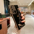 thumbnail image 1 of for Samsung Galaxy A16 5G Case Luxury Plating Soft TPU Slim Shockproof Back Case with Love Heart Chain Strap Cute Bumper Protective Phone Cover for Women Grils For Samsung Galaxy A16 5G,
Black, 1 of 9
