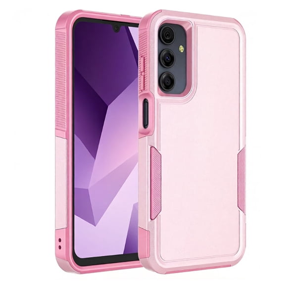 For Samsung Galaxy A16 5G Case, M&H Shockproof Heavy Duty Rugged Phone Case for Samsung Galaxy A16 5G,Military Grade Protection Dual Layer Sturdy Cover Bumper 2-in-1 Case - Pink