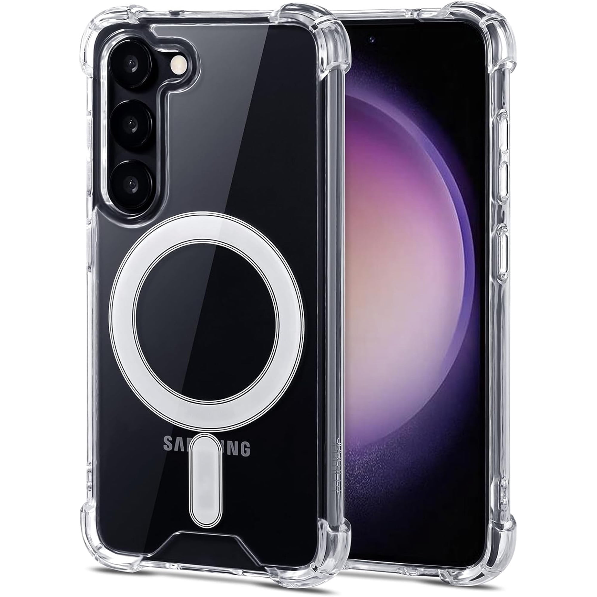 for Samsung Galaxy A16 5G Case Magnetic Transparent Case [Compatible