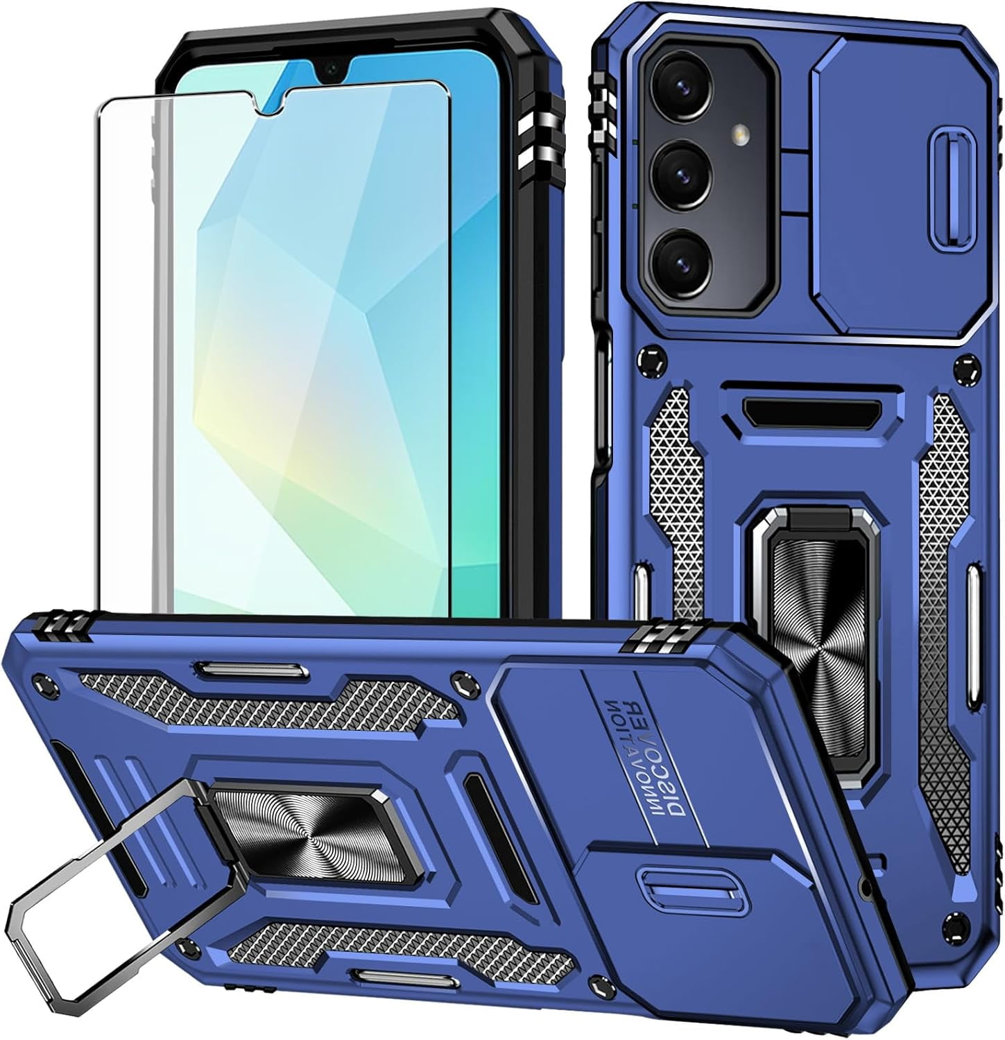 for Samsung Galaxy A16 5G Case with Screen Protector and with Camera ...