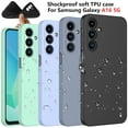 thumbnail image 1 of For Samsung Galaxy A16 5G Case Silicone Cover, Tekcoo Shockproof Rugged Soft Gel Rubber Ultra Slim Protective Cover Anti-Scratch Microfiber Lining Cute Phone Case for Galaxy A16 5G - Mint, 1 of 11