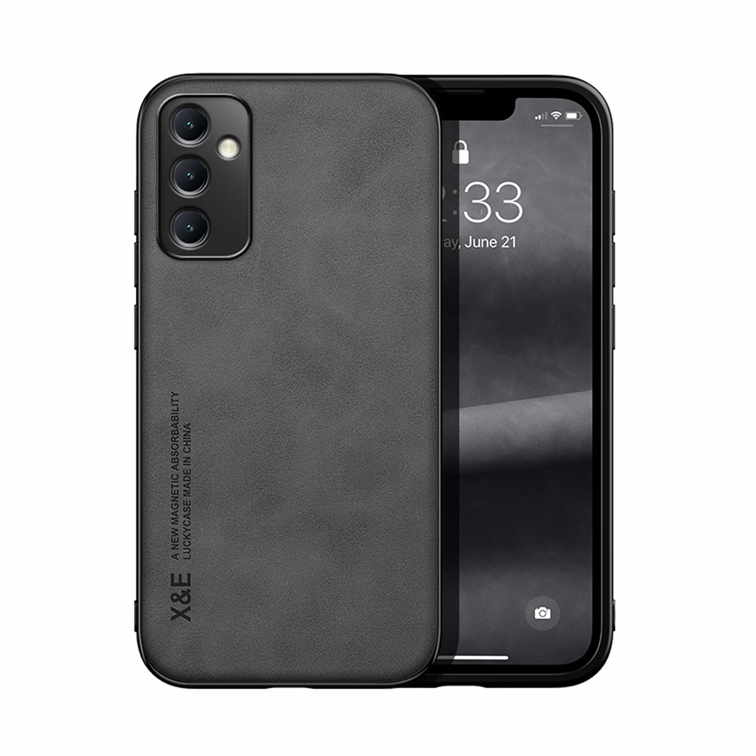 Kasus Samsung Galaxy A16 5G Slim PU Leather Vintage Shockproof
