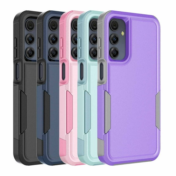 For Samsung Galaxy A16 5G Case,Sturdy Durable Cover Cute Bumper Case for Samsung Galaxy A16 5G,Njjex Military Grade Protection Dual Layer Shockproof Heavy Duty Rugged Phone Case - Purple