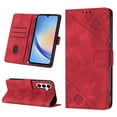thumbnail image 1 of for Samsung Galaxy A16 5G Crossbody Wallet Case with Card Holder, Flip Folio Book Style Leather Shockproof Protective Phone Cover with Shoulder Strap/Lanyard for Samsung Galaxy A16 5G, Red, 1 of 9