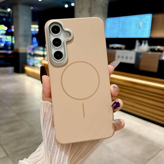 for Samsung Galaxy A16 5G Magnetic Case, Military Grade Protection, Rugged Case Compatible with Mag-Safe, Non-Yellowing, Shockproof Anti-Scratch Cover for Samsung Galaxy A16 5G, Desertgold