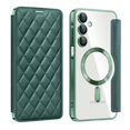 thumbnail image 1 of For Samsung Galaxy A16 5G Wallet Cell Cover, RFID Blocking, PU Leather,Compatible With MagSafe , With Flip Cover Multi-Card Slots Pocket, Ultra Thin Magneti Protective Cover,Green,For Galaxy A16 (5G), 1 of 8