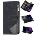 thumbnail image 1 of for Samsung Galaxy A16 5G Zipper Wallet Case with Credit Card Holder, Premium PU Leather Flip Stand Cover with Magnetic Clasp Shockproof Protective Case for for Samsung Galaxy A16 5G, Black, 1 of 7