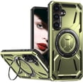 thumbnail image 1 of for Samsung Galaxy A16  Case with 360° Ring Kickstand, Dual Layer Military Grade Heavy Duty Shockproof Protection Rugged Phone Case Cover for Samsung Galaxy A16. SHJ-Green, 1 of 7