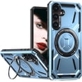 thumbnail image 1 of for Samsung Galaxy A16  Case with 360° Ring Kickstand, Dual Layer Military Grade Heavy Duty Shockproof Protection Rugged Phone Case Cover for Samsung Galaxy A16. SHJ-Blue, 1 of 7