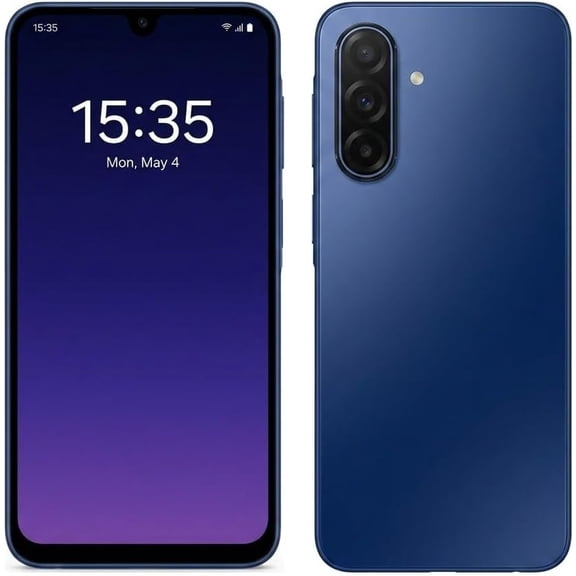 Samsung Galaxy A17 5G Ai 128GB + 4GB Unlocked Compatible with T-Mobile Mint Tello & Global SM-A176B/DS Dual SIM / 6.7" 50MP Triple - Blue