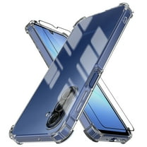 For Samsung Galaxy A17 5G Case Clear with Screen Protector, Military Grade Drop Protection Anti Yellowing Clear Phone Case for Galaxy A17 5G, Tekcoo Shockproof Rugged Bumper Slim Cover - Clear